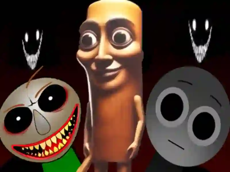 Lojë Sprunki tung sahur në internet