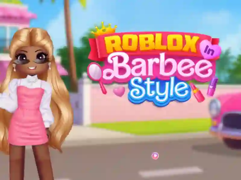 Lojë Roblox në stilin barbie në internet