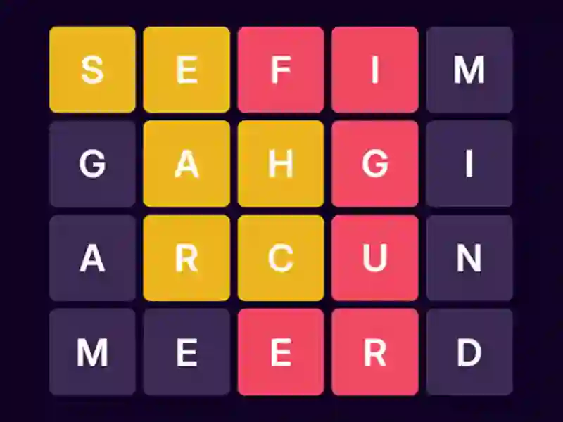 Lojë Kërkimi i fjalëve 2025 në internet