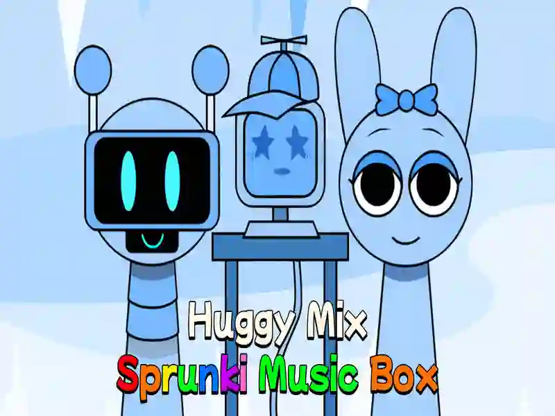 Lojë Kutia e muzikës Huggy Mix Sprunki në internet