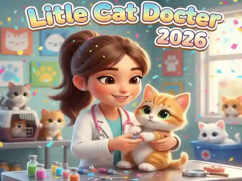 Lojë Little Cat Doctor në internet