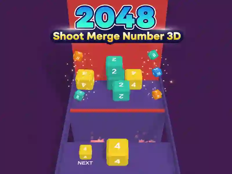 Lojë 2048 Shoot Merge Number 3D në internet