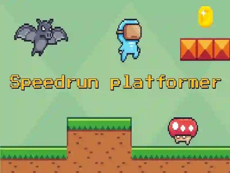 Lojë Platformer Speedrun në internet