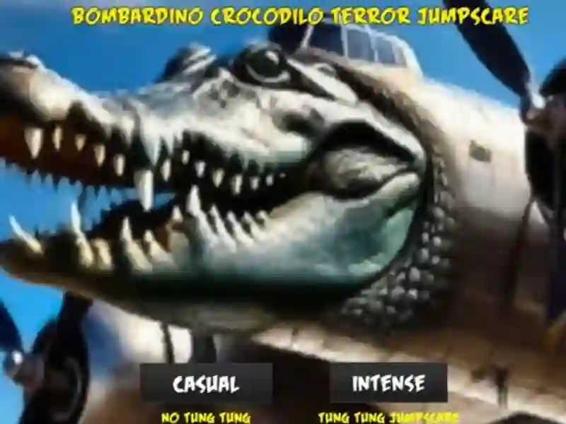 Lojë Crocodilo Bombardino: Jumpscare Terror në internet