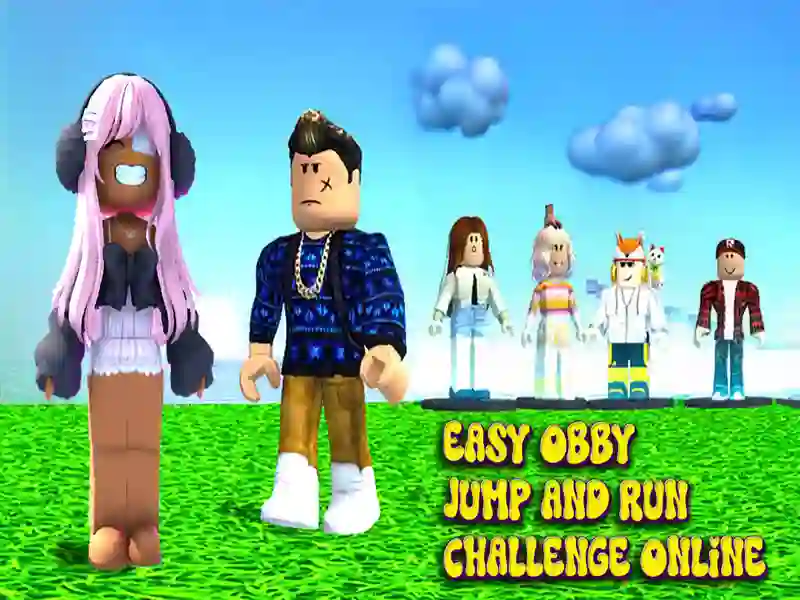 Lojë Easy Obby Jump dhe Run Challenge Online në internet