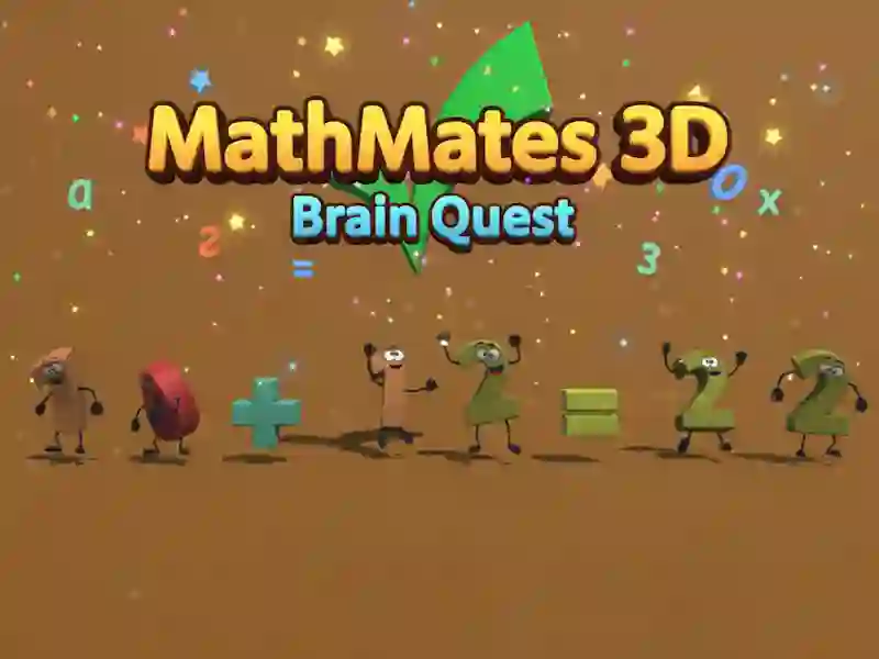 Lojë MathMates 3D: Brain Quest në internet