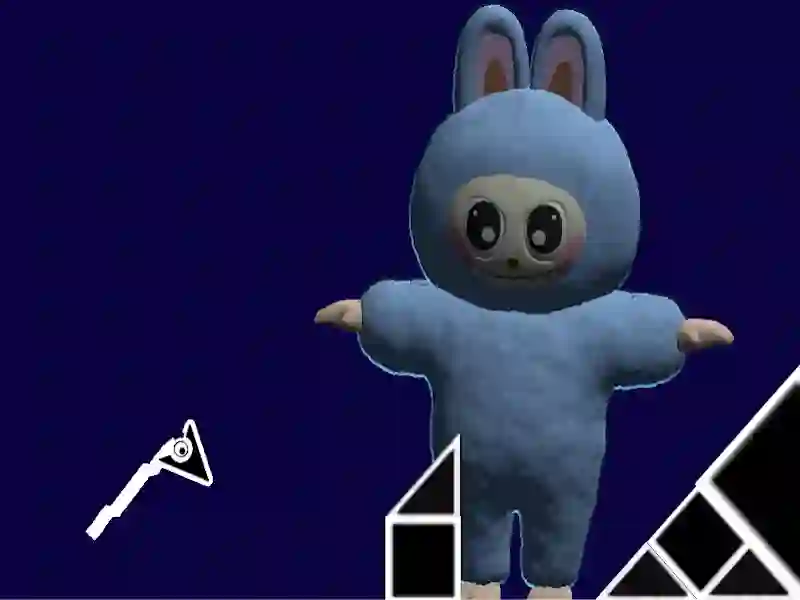 Lojë Labubu Geometry Dash në internet