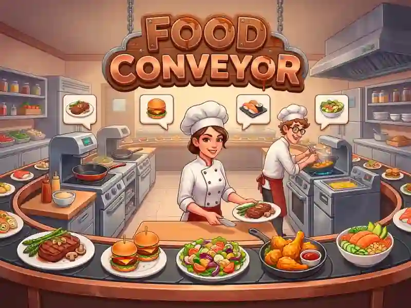 Lojë Food Conveyor në internet