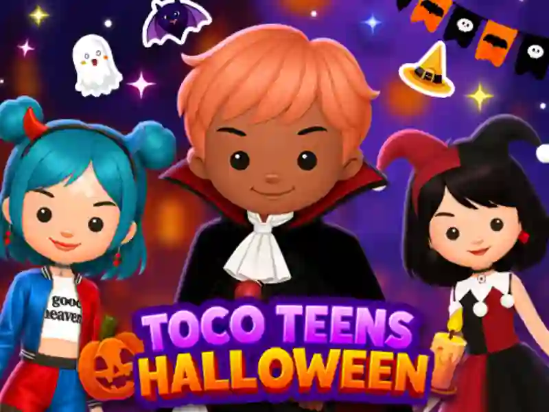 Lojë Festa e Halloween-it Toco Teens në internet Lojë Festa e Halloween-it Toco Teens në internet