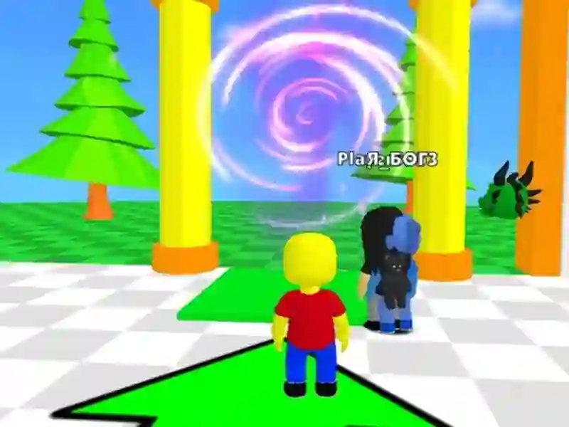 Lojë Roblox: The Floor is LAVA Challenge në internet