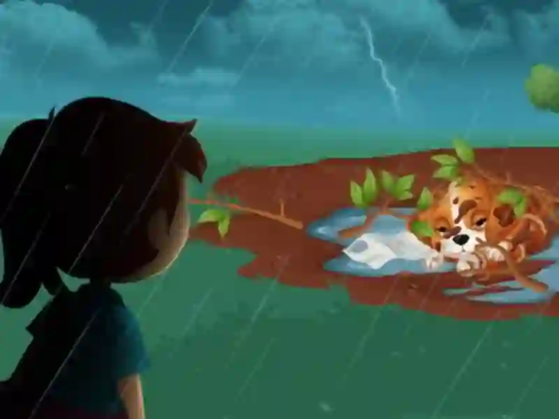 Lojë Shpëtimi i Këlyshit të Humbur në internet