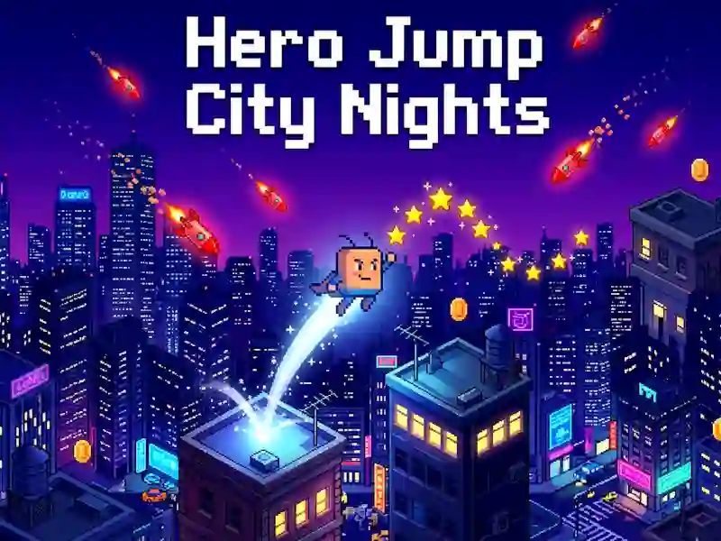 Lojë Hero Jump City Nights në internet