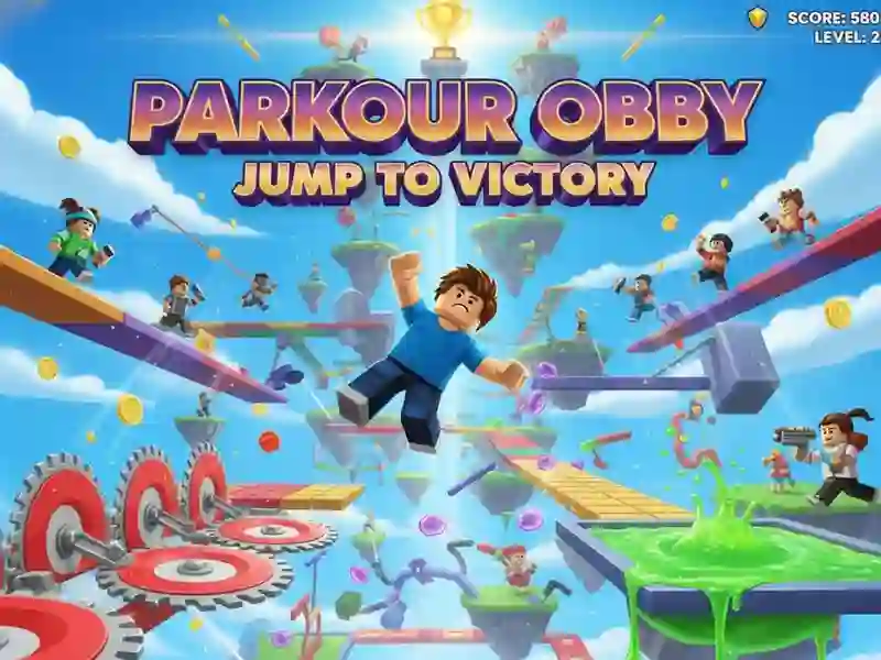 Lojë Parkour Obby Jump to Victory në internet