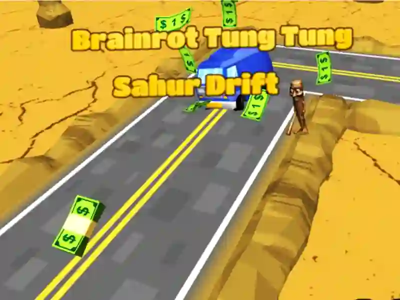 Lojë Brainrot Tung Tung Sahur Drift në internet