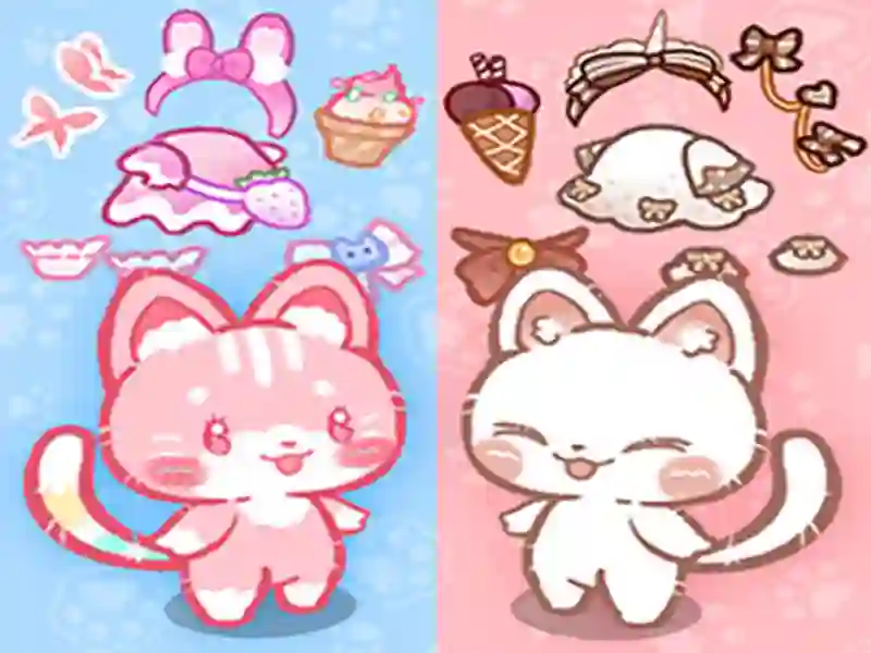 Lojë Kështjellë magjike e maceve në internet