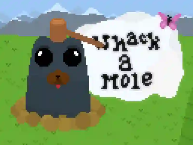 Lojë Pres një version Mole Pixel në internet