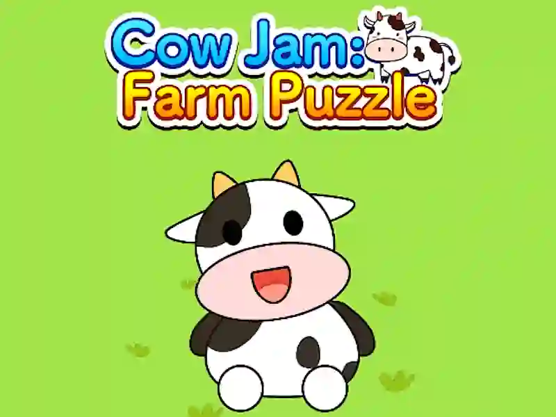 Lojë Cow Jam Farm puzzle në internet
