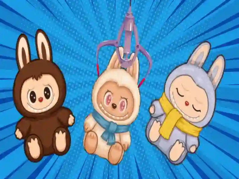 Lojë Claw & Merge Labubu Drop në internet