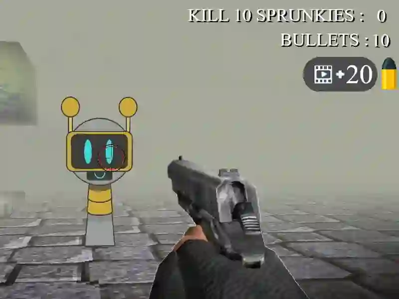 Lojë Shooter 3D Sprunki në internet