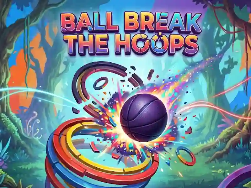 Lojë Ball Break The Hoops në internet