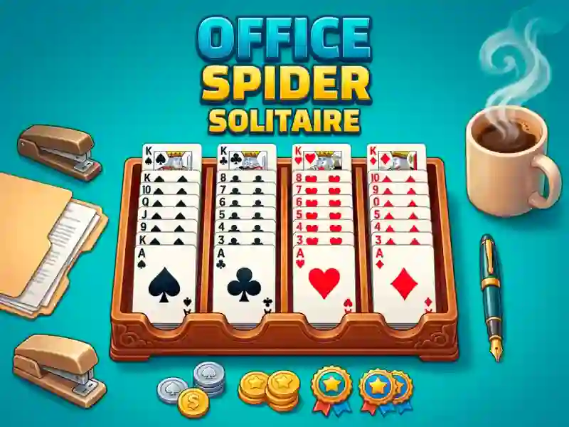 Lojë Office Spider Solitaire në internet
