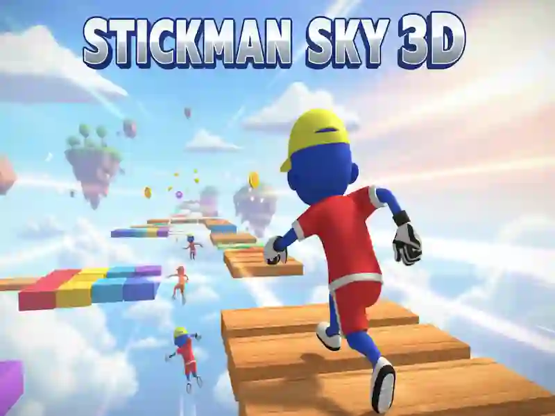 Lojë Stickman sky 3D në internet