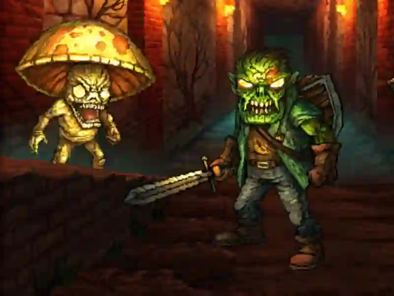 Lojë Monster Slayer bashkohet dhe mbijeton në internet Lojë Monster Slayer bashkohet dhe mbijeton në internet