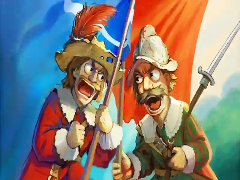 Lojë Musketeers Barutpowder vs Steel në internet