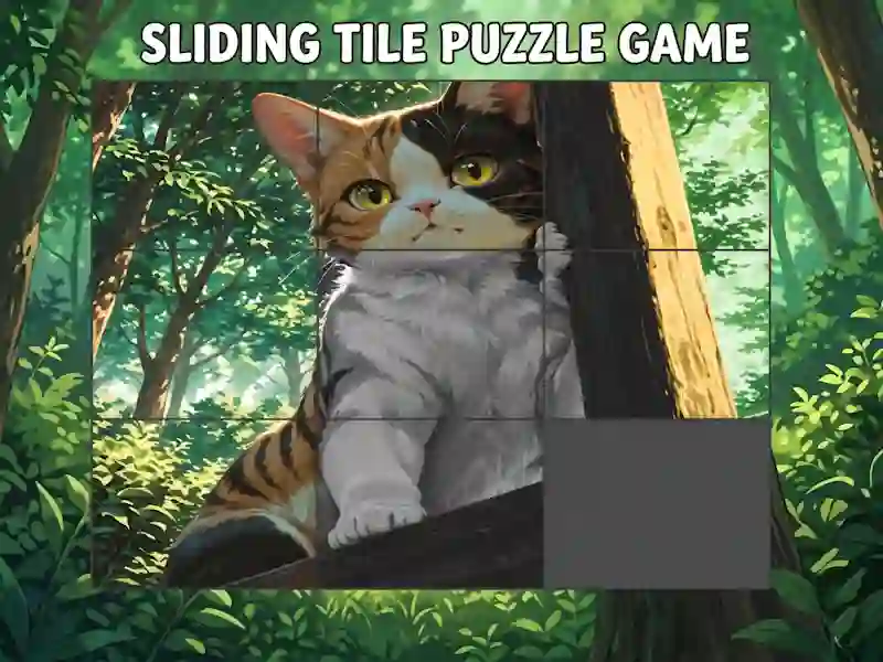 Lojë Sliding Tile Puzzle Game në internet