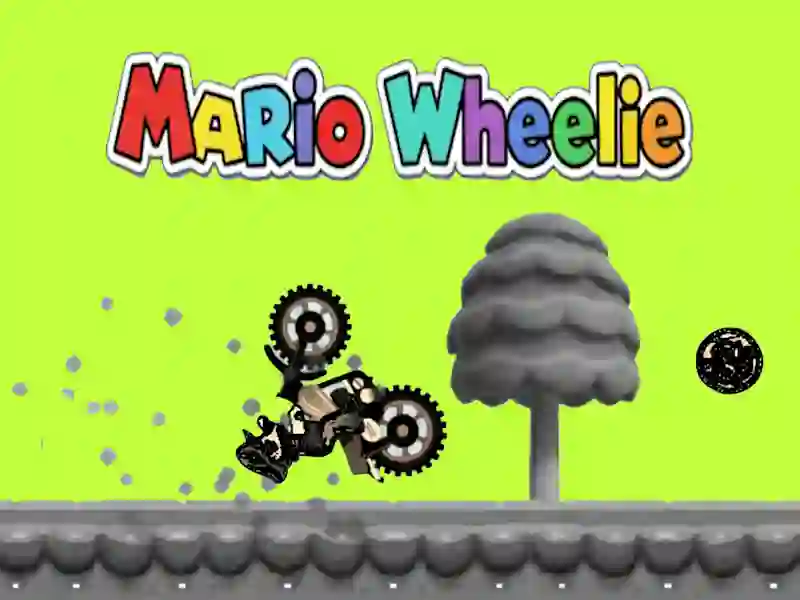 Lojë Mario Wheelie në internet
