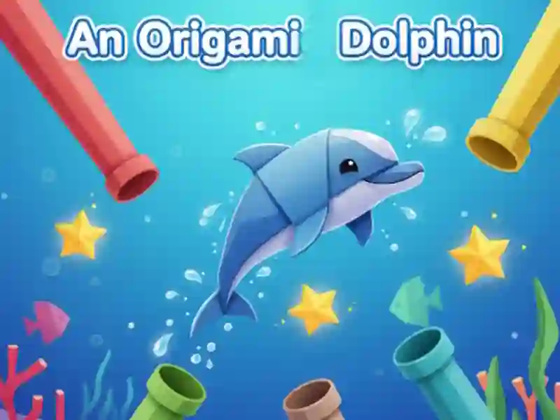 Lojë Një delfin origami në internet