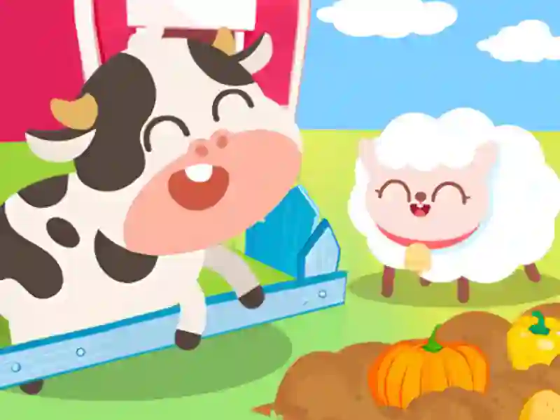 Lojë Fëmijët Gëzuar Farm Dudu në internet