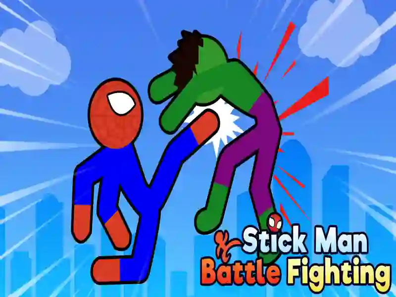 Lojë Stick Man Battle Luftimi në internet