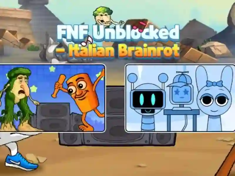 Lojë FNF e zhbllokuar Italian Brainrot në internet