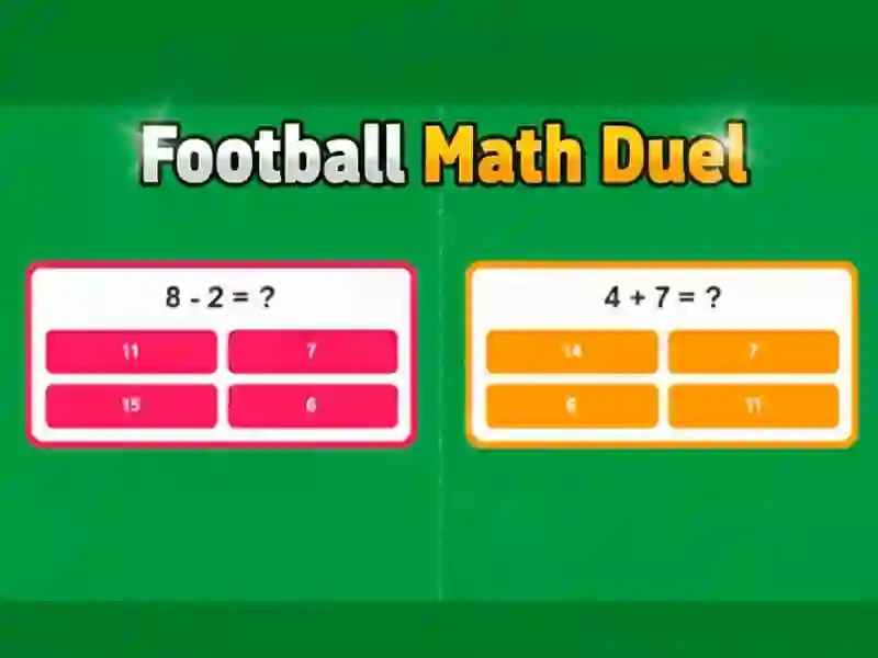 Lojë Duel matematikor i futbollit në internet
