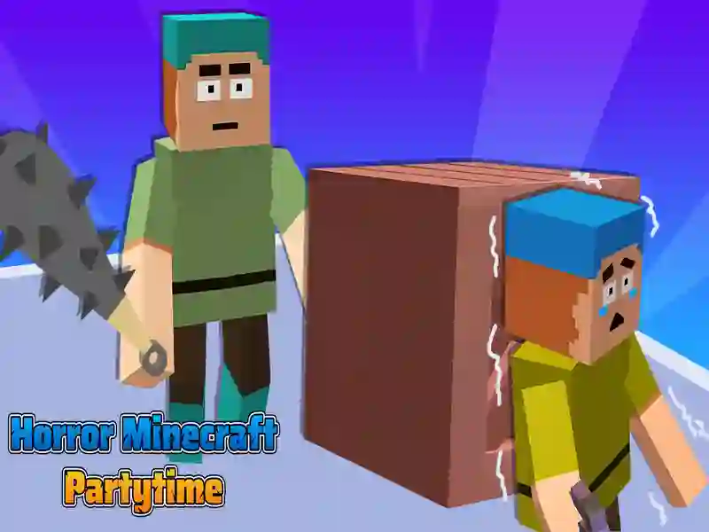 Lojë Horror Minecraft PARTYTIME në internet