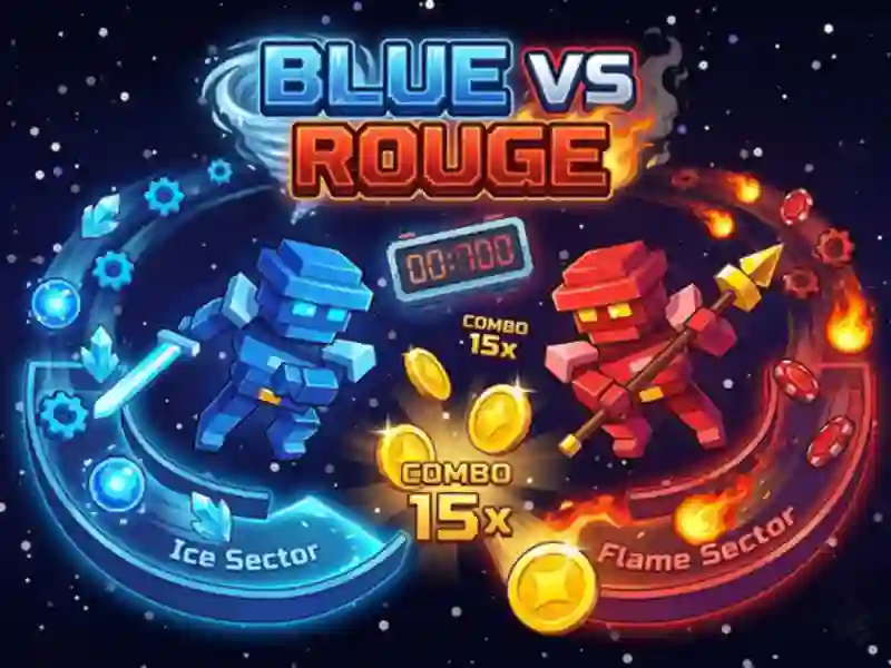 Lojë Blue VS Rouge në internet