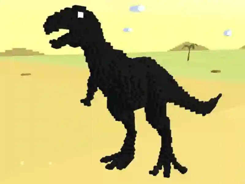 Lojë Dino T Rex 3D Run në internet