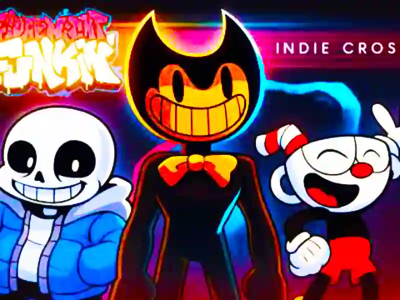 Lojë Fnf vs indie cross në internet