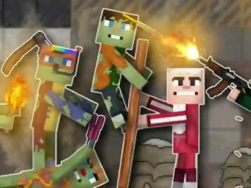 Lojë Njerëzit vs Zombies: Sandbox në internet