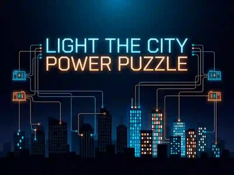 Lojë Light the City Power Puzzle në internet