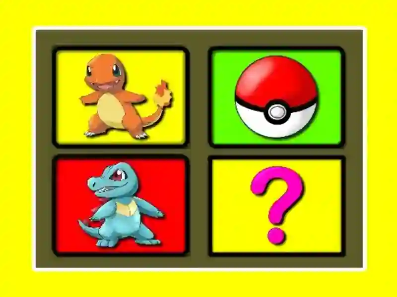 Lojë Koha e kujtesës Pokemon në internet