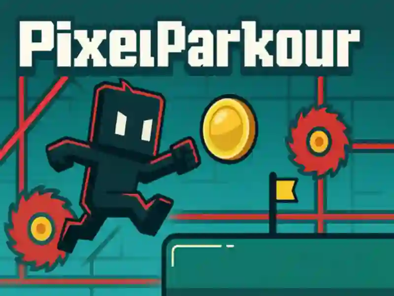 Lojë Pixel Parkour në internet