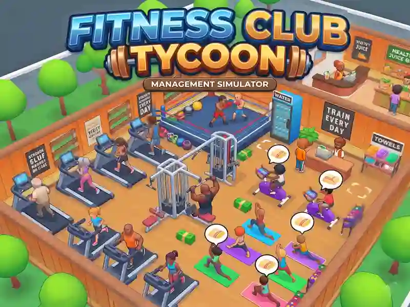 Lojë Fitness Club Tycoon në internet