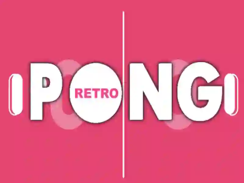 Lojë Retro Pong në internet Lojë Retro Pong në internet