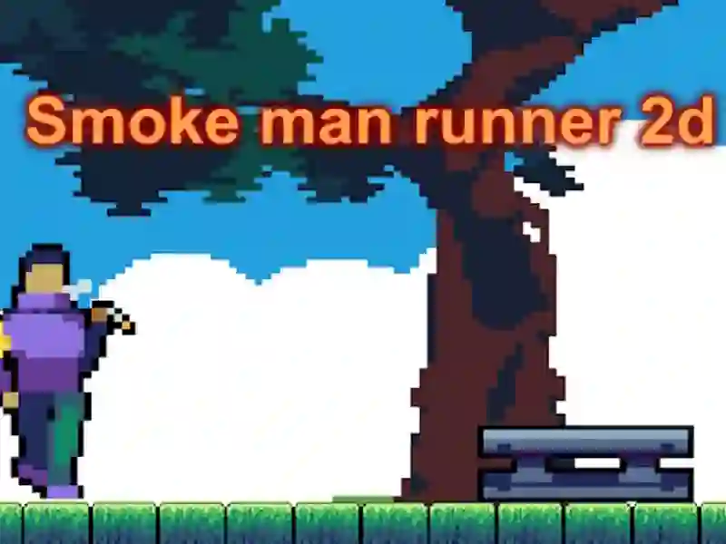 Lojë Smoke man vrapues 2d në internet