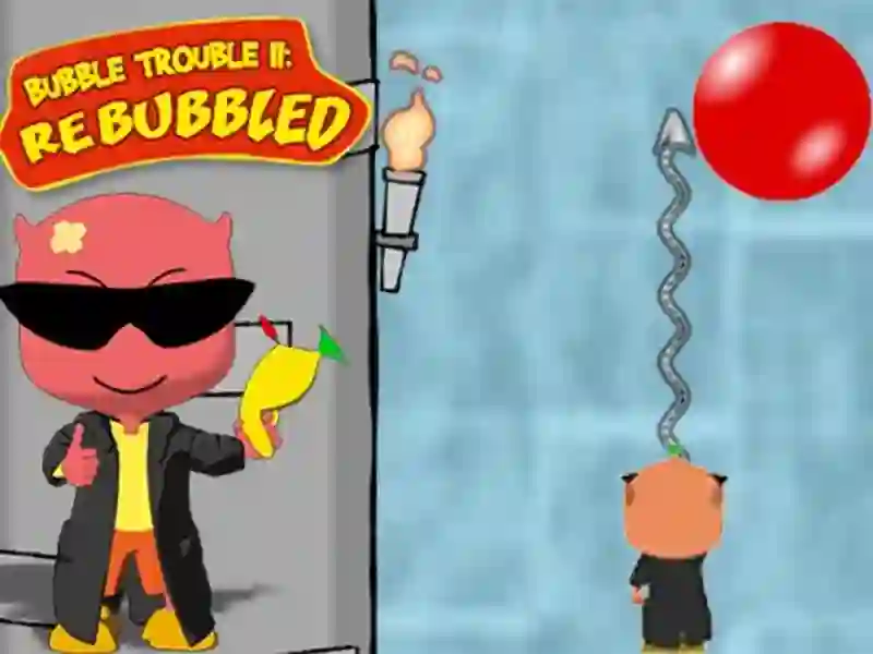 Lojë Bubble Trouble 2: Rebubbled në internet