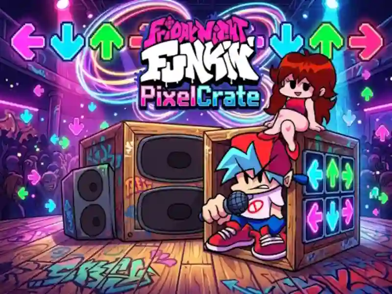 Lojë Friday Night Funkin PixelCrate në internet