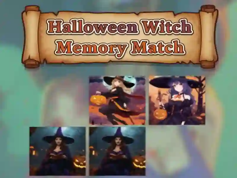 Lojë Ndeshja e kujtesës së Magjistarit të Halloween në internet