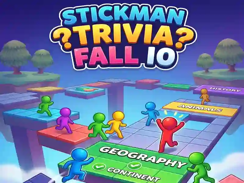 Lojë Stickman Trivia Fall IO në internet